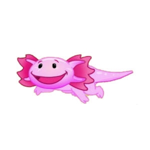 Cute Pink Axolotl